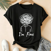 Fun Graphic Short Sleeve T-Shirts for Women