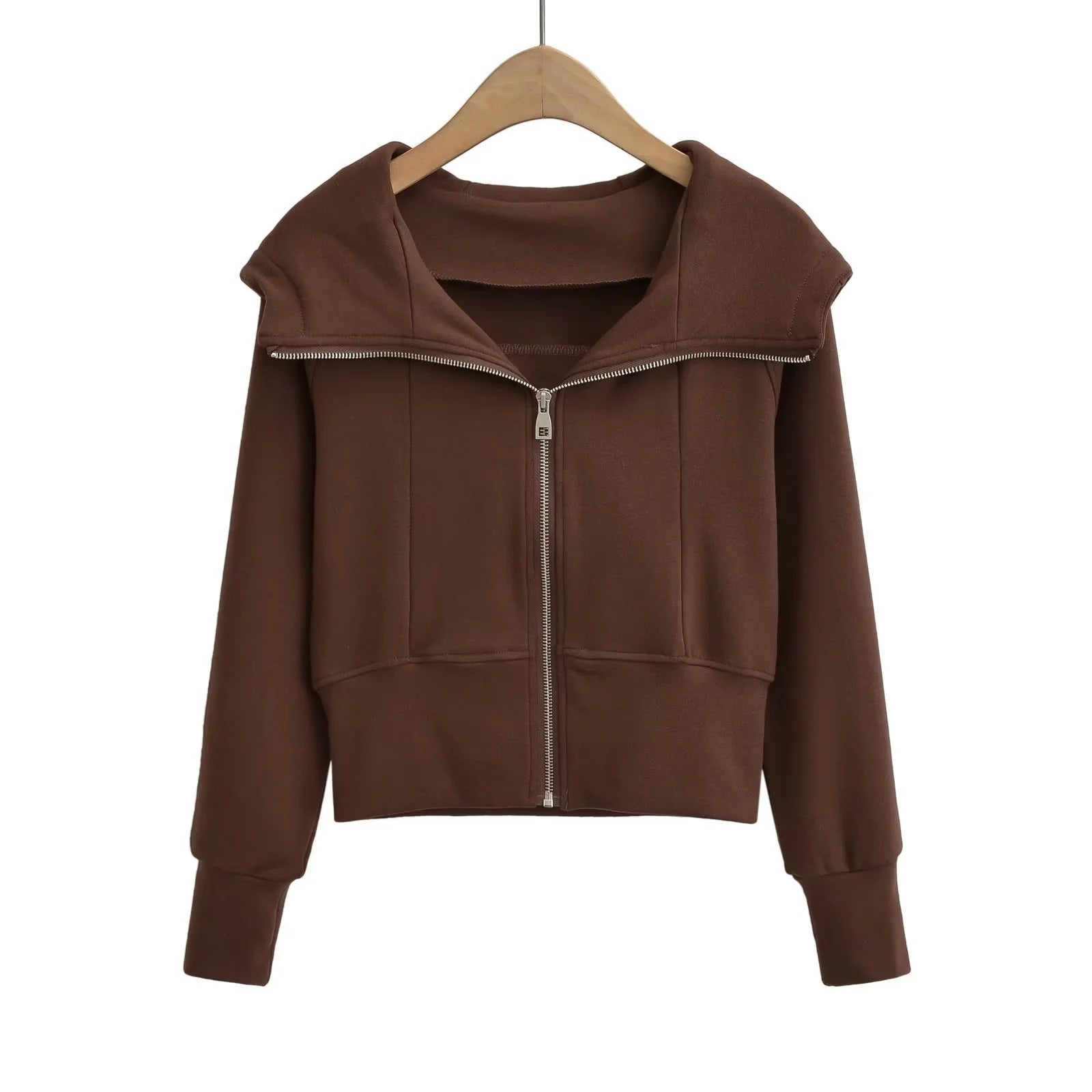Women's Slim Fit Streetwear Sports Hoodie Coat