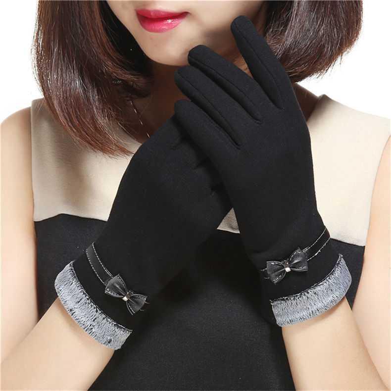 Warm Touch Gloves for Women - Cozy Winter Knit Gloves