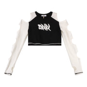 Off-Shoulder Cut-Out Spicy Girl Tee