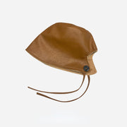 Adjustable PU Leather Basin Hat