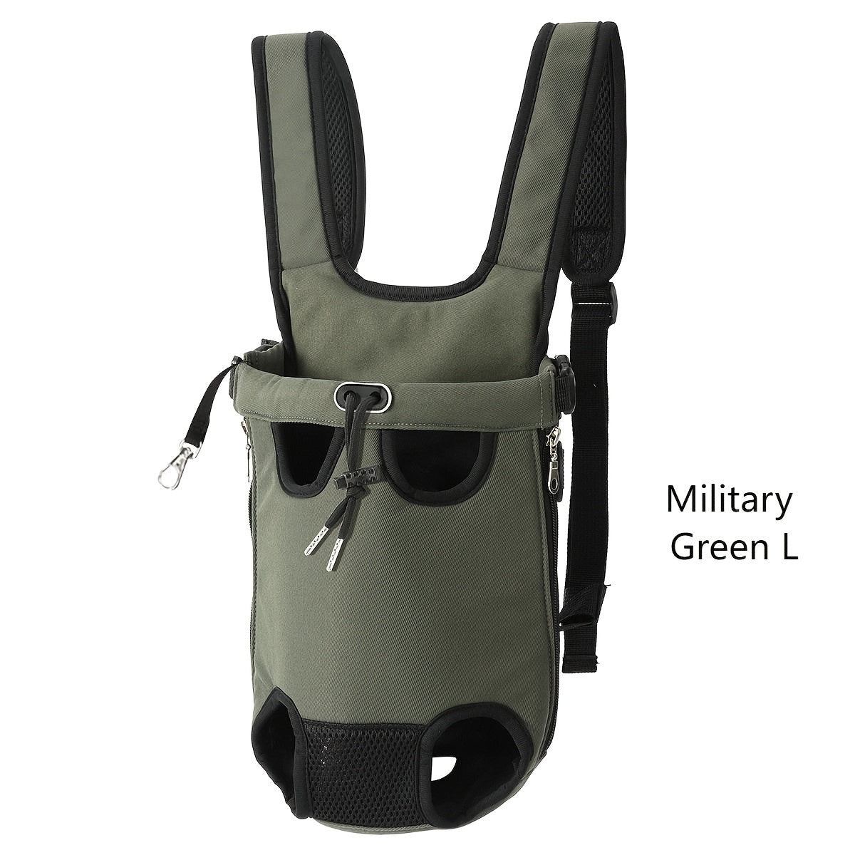 Pet Travel Backpack with Front Harness, Adjustable Multi‑Gear, Ultra‑Breathable Mesh and Lightweight Durable Design