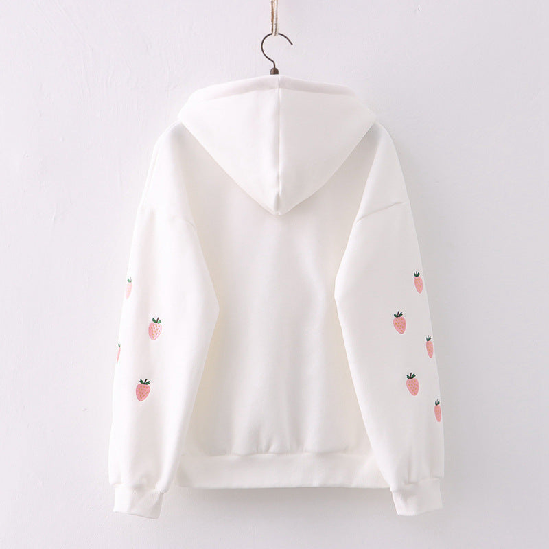 Cozy Fleece Hooded Pullover Sweater for Ultimate Warmth