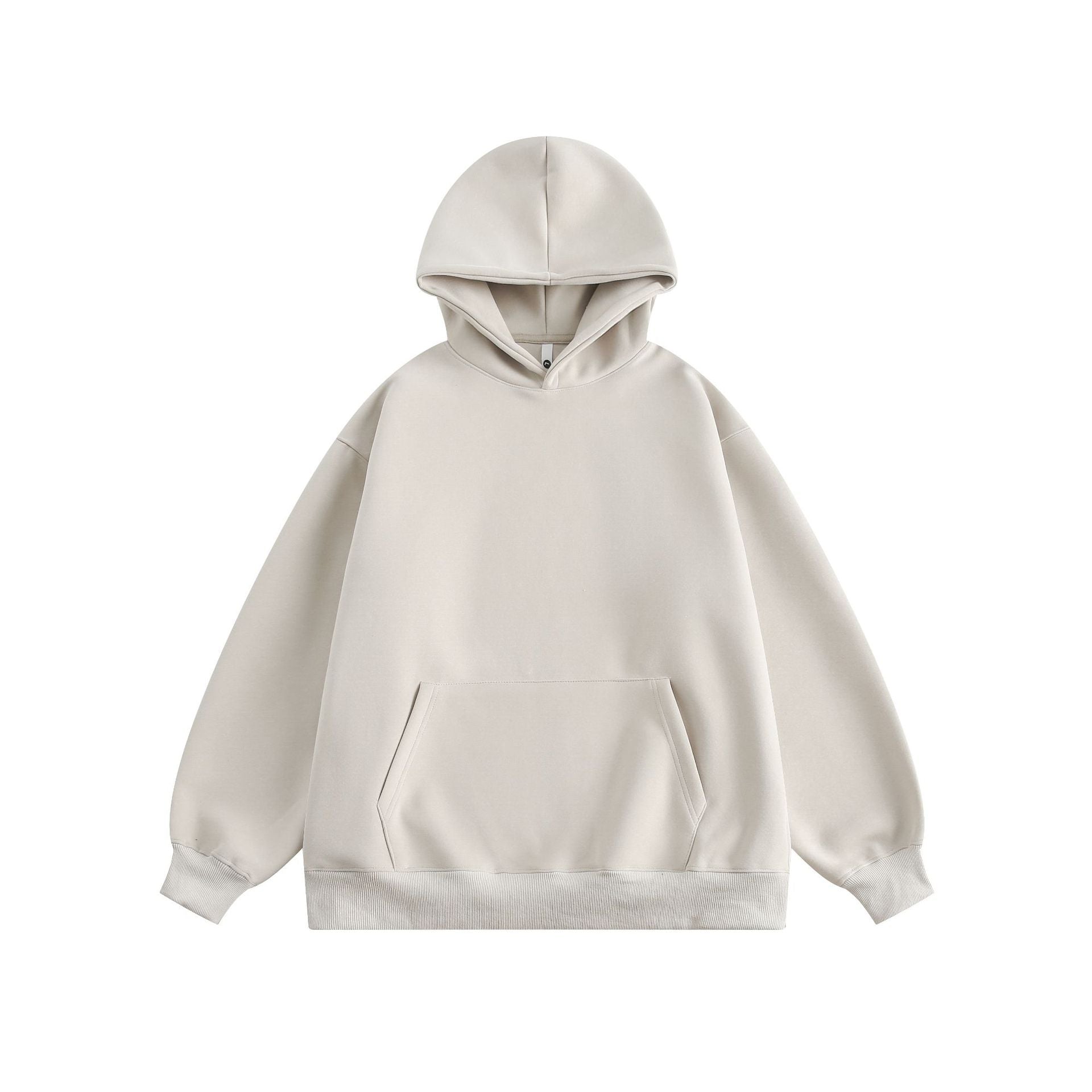 Cozy Solid Color Couple's Casual Pullover Hoodie