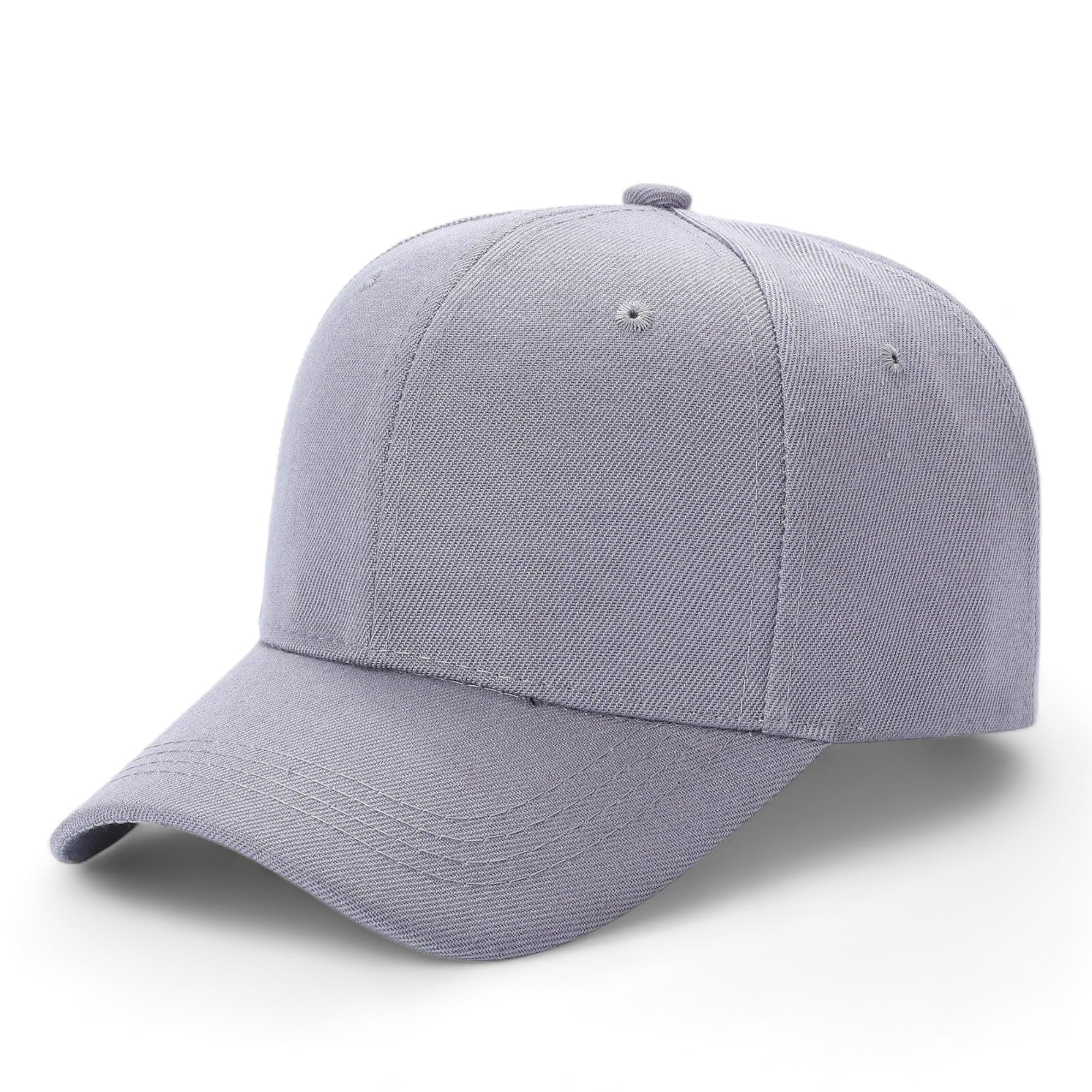 Unisex Premium Adjustable Baseball Cap – Solid Plain Color with Curved Visor