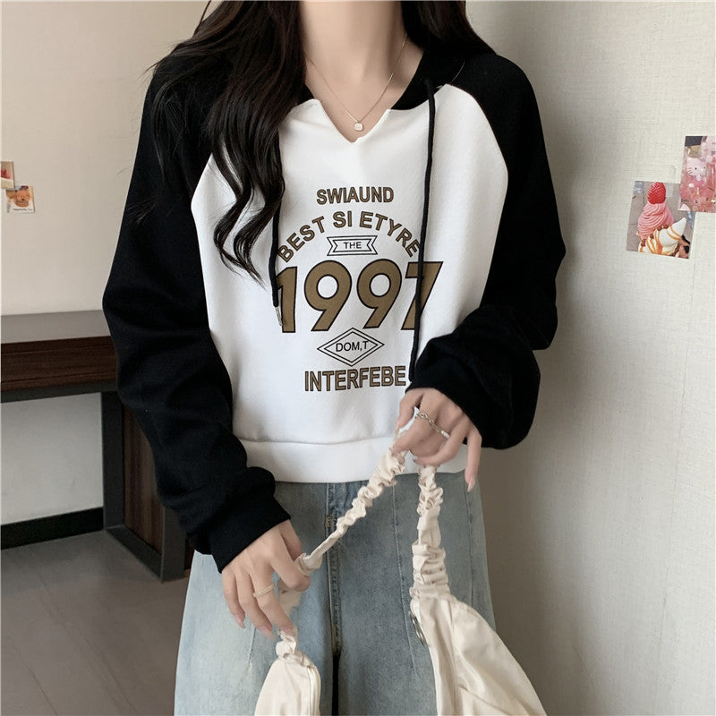 Women's Casual Loose Hooded Sweatshirt