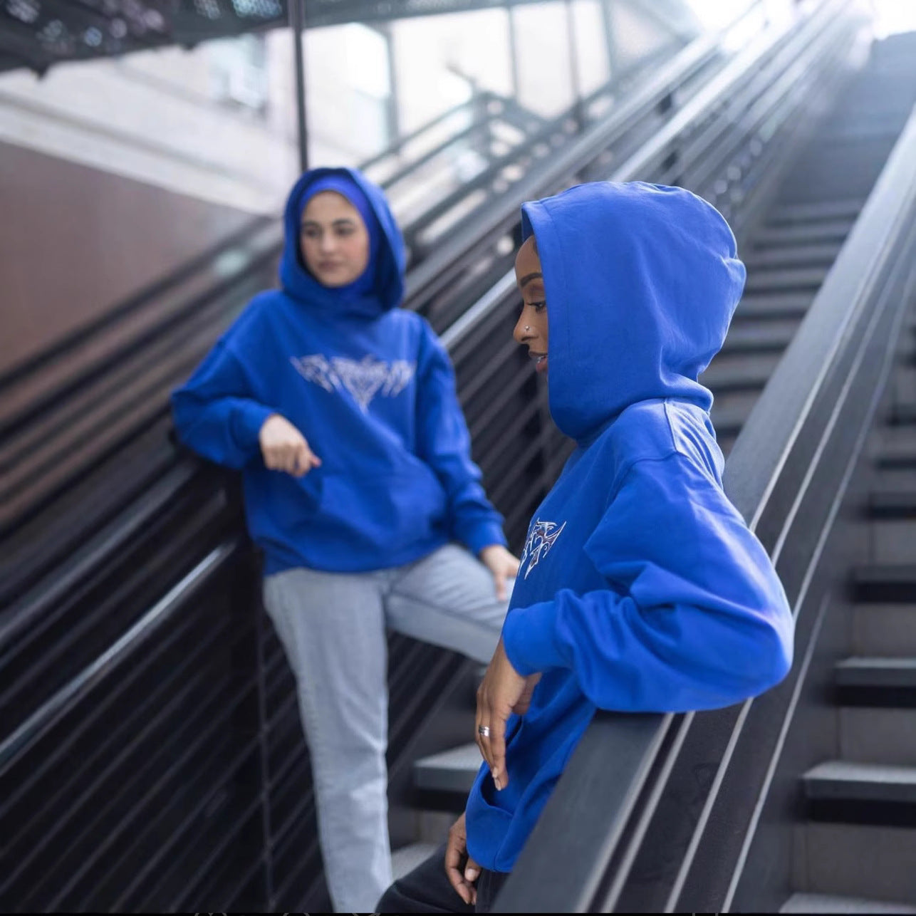 Sports Hooded Loose Sweater Coat