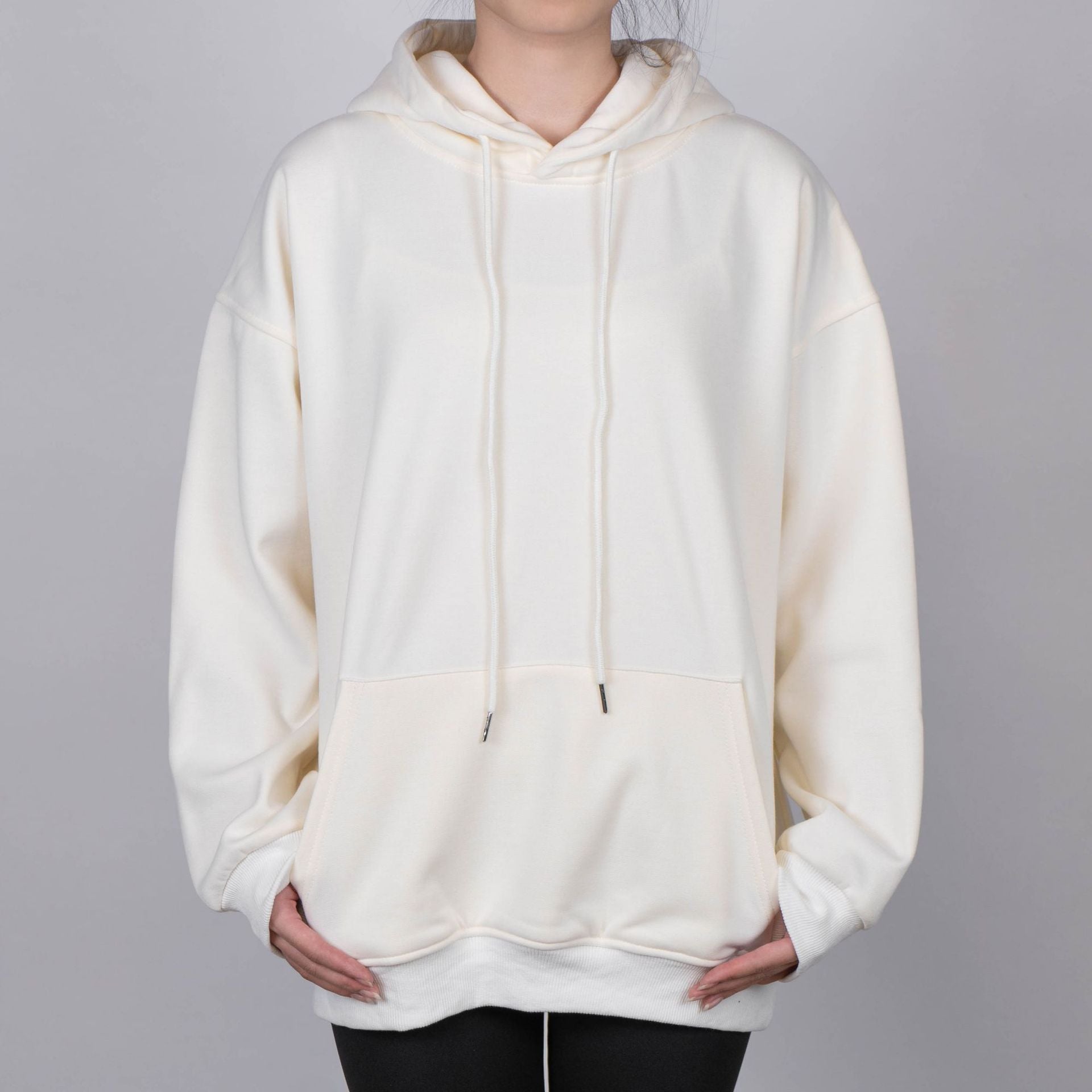 Cozy Fleece Hooded Pullover Winter Sports Sweatshirt