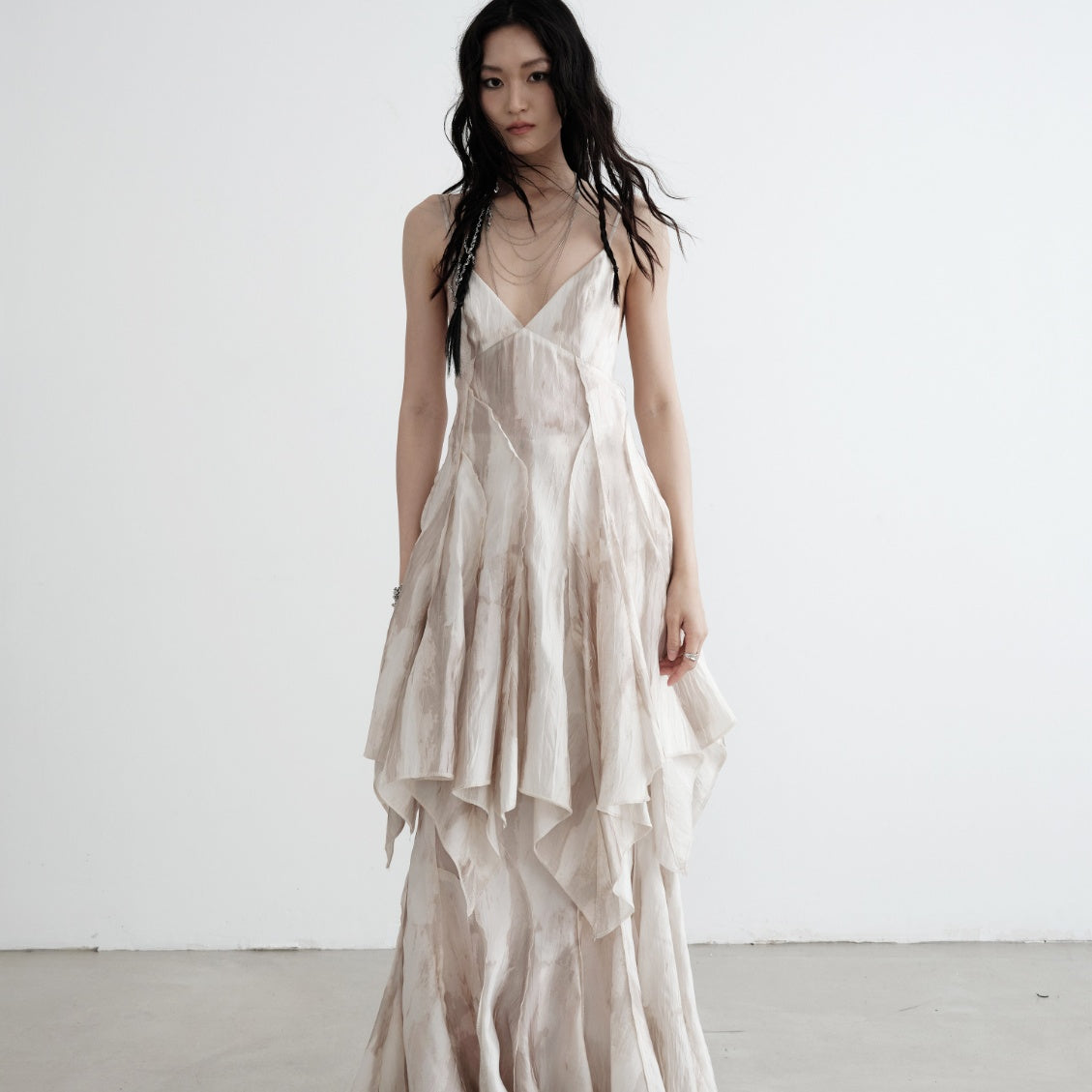 Flowy Camisole With An Asymmetrical Hem
