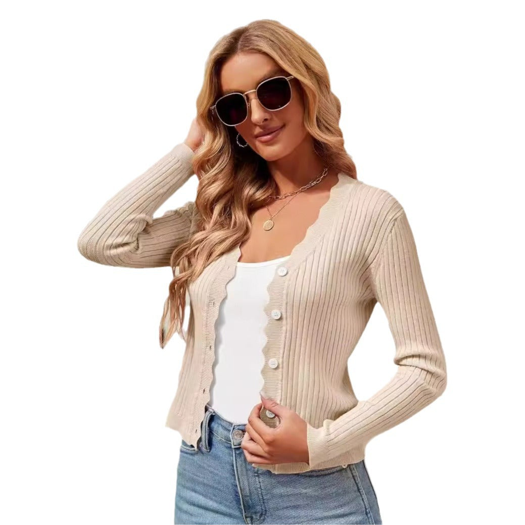 Early Autumn New Women's Knitted Cardigan Top