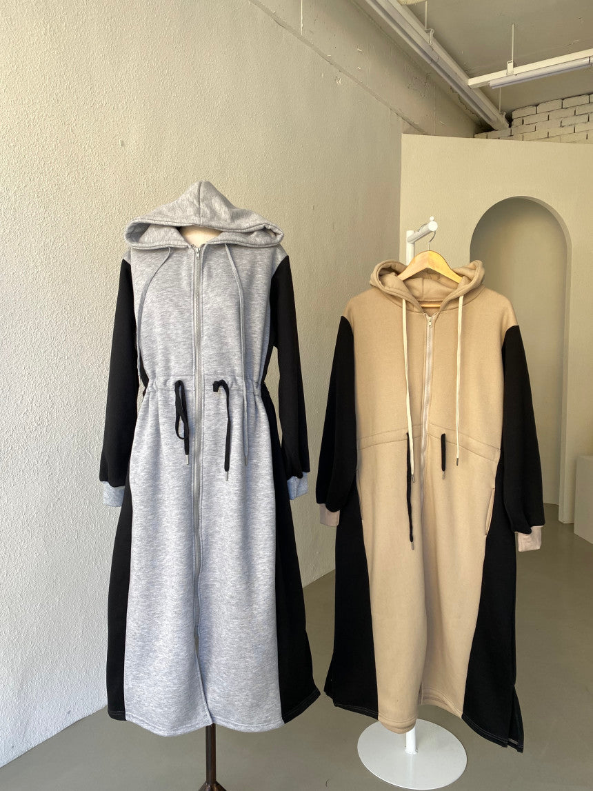 Dress Color Contrast Jumpsuit Long Design