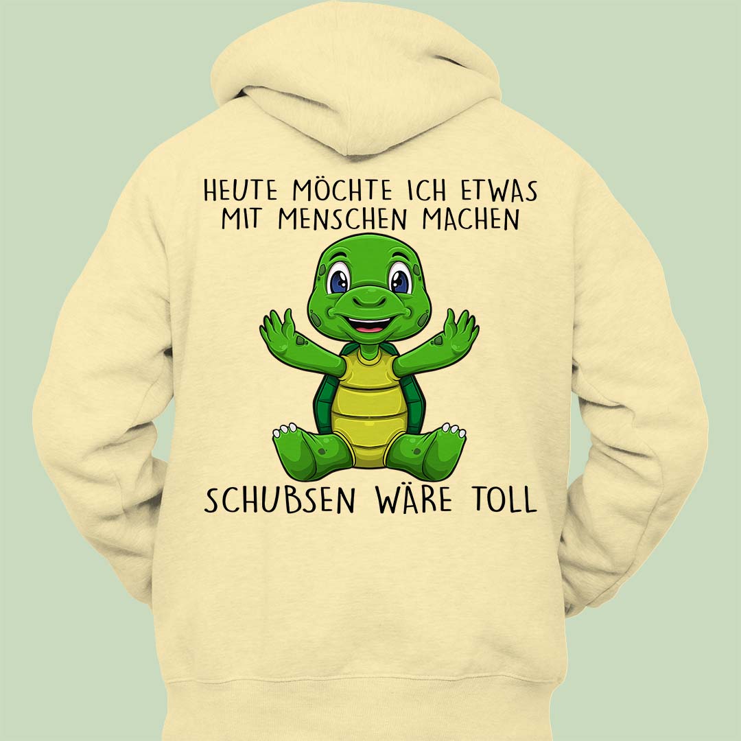 Korean Loose Slouchy Print Hoodie
