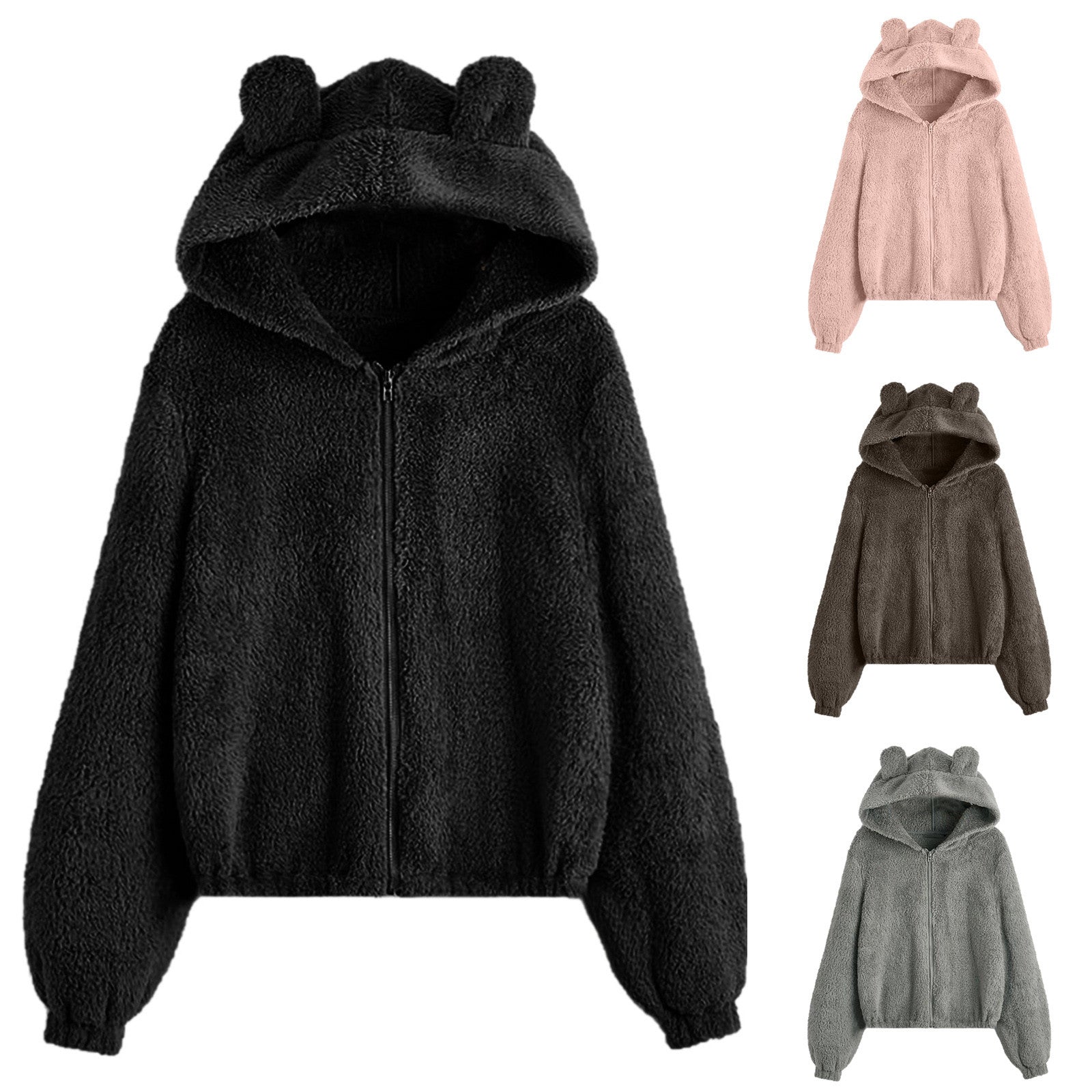 Cozy Women's Loose Hooded Knit Sweater