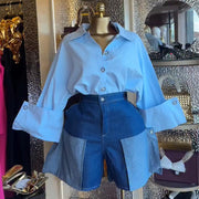 Turn-down Collar Designer-style Niche Versatile Solid-color Shirt