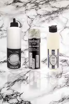 Marble effect craft production set
