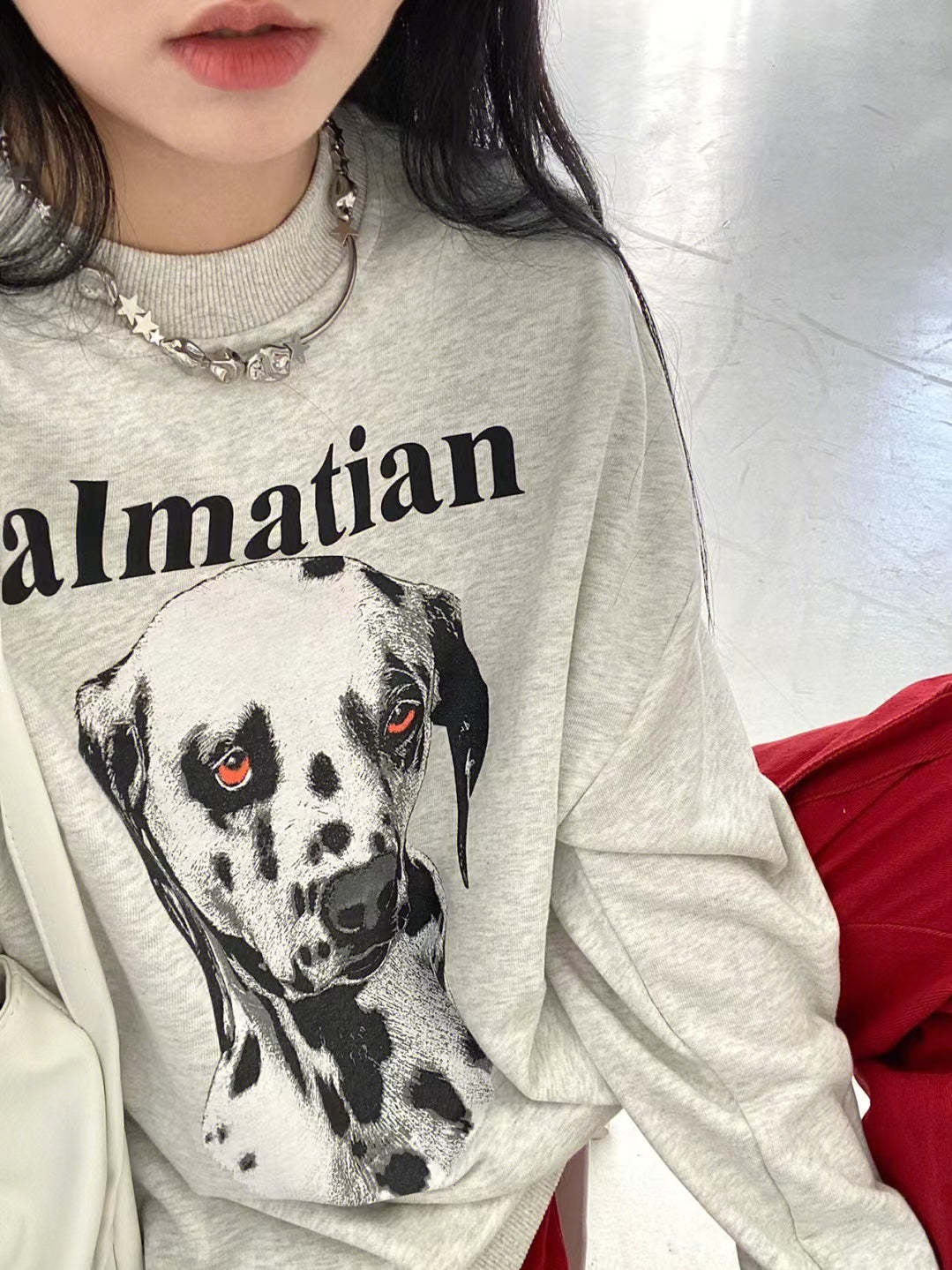 Women's Retro Fleece Graphic Sweatshirt