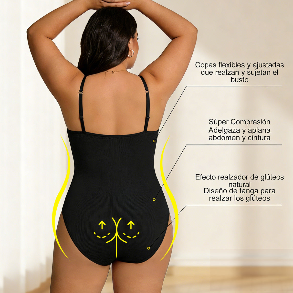 Women's Waist Trainer Tummy Control Bodysuit Shapewear