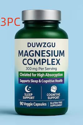 Magnesium capsule supplement with glycinate, malate and theanine – 90 count - image 2