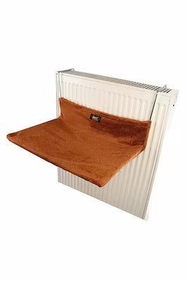 Foldable heated cat bed 50x40cm in brown