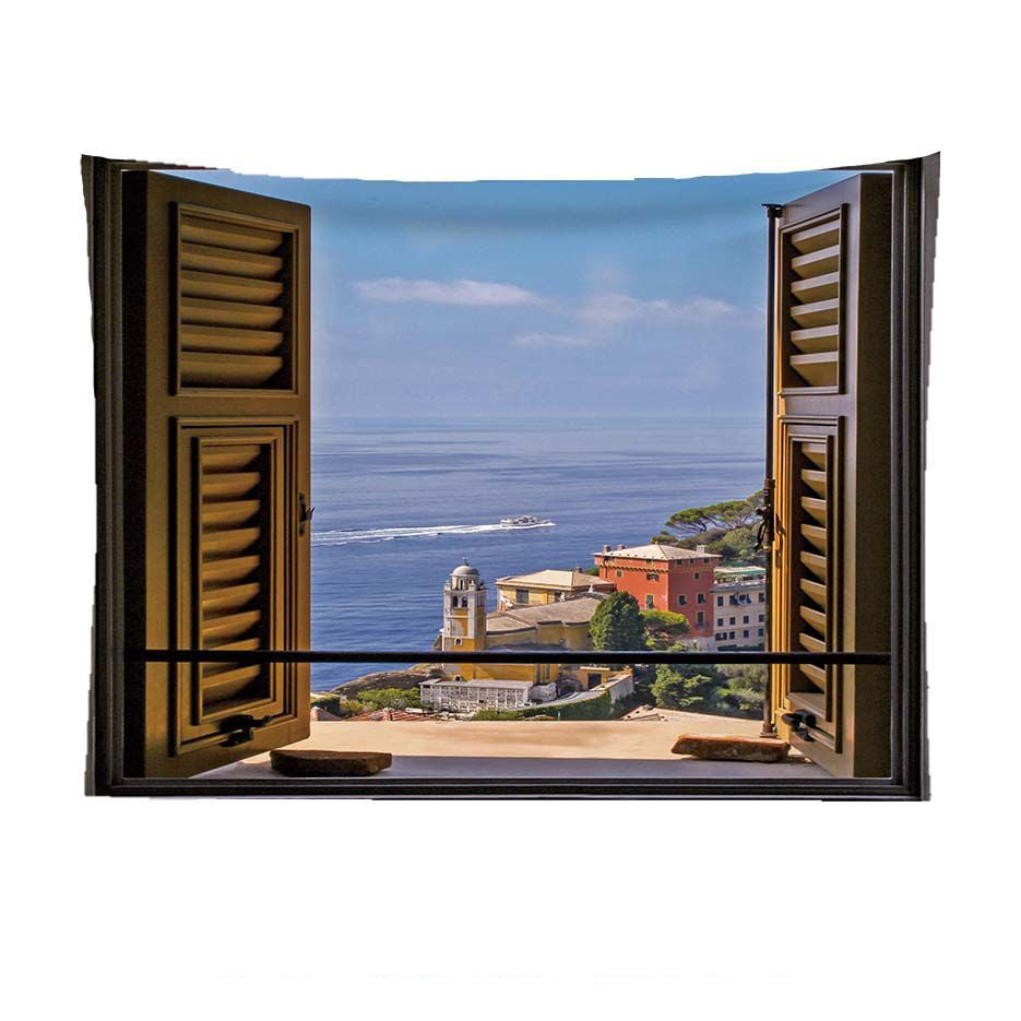 False Window Window Scenery Background Cloth