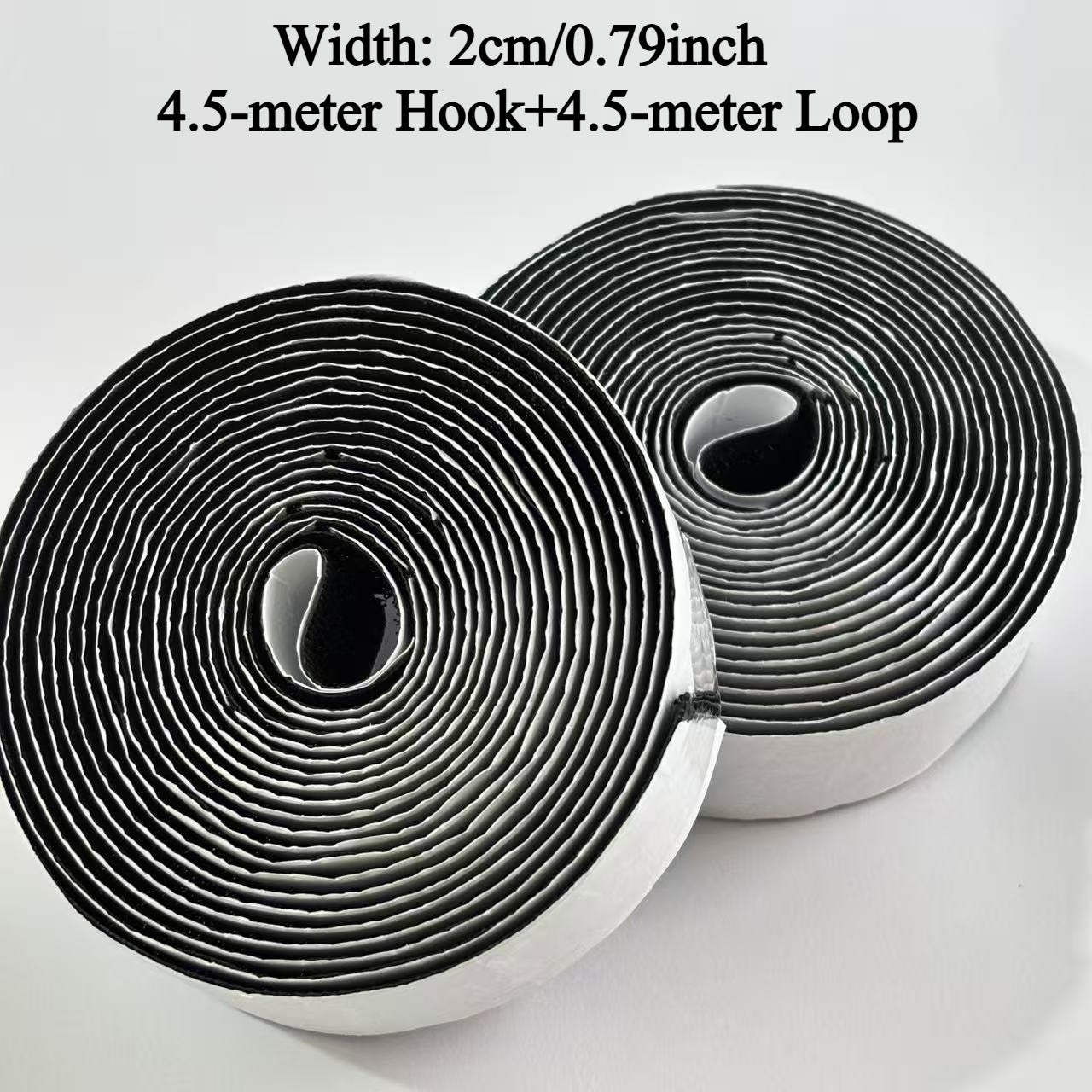 Heavy-Duty Hook and Loop Adhesive Tape in 2.5m and 4.5m Lengths