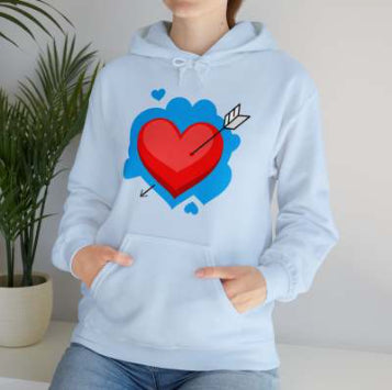 Cute Cartoon Fleece Hooded Sweatshirt for Autumn & Winter