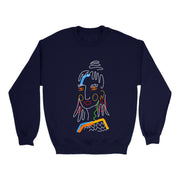 Cute Cartoon Print Slim Fit Pullover Sweatshirt