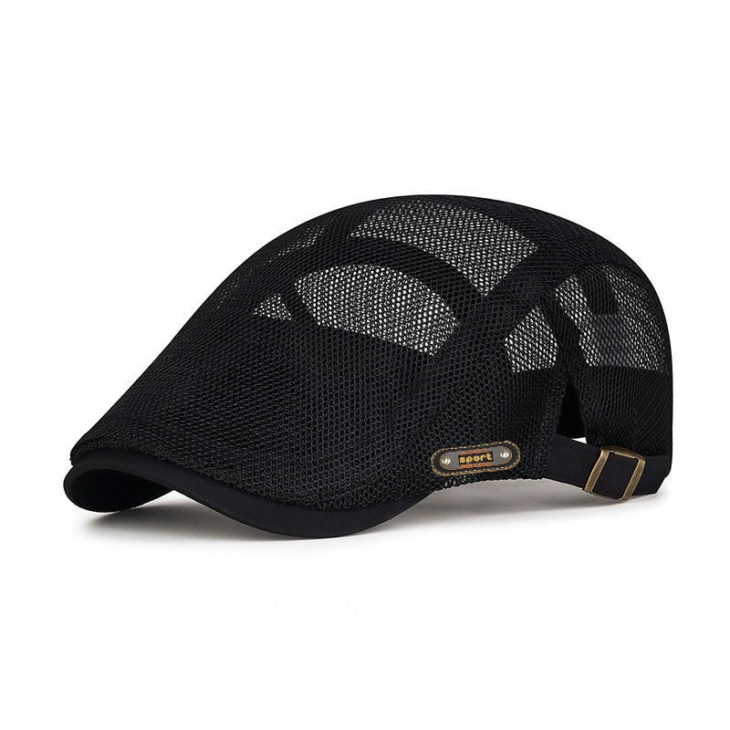 Unisex Summer Beret with Full-Mesh Lining