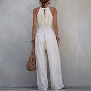 Casual Boho Wide-Leg Jumpsuit for Women