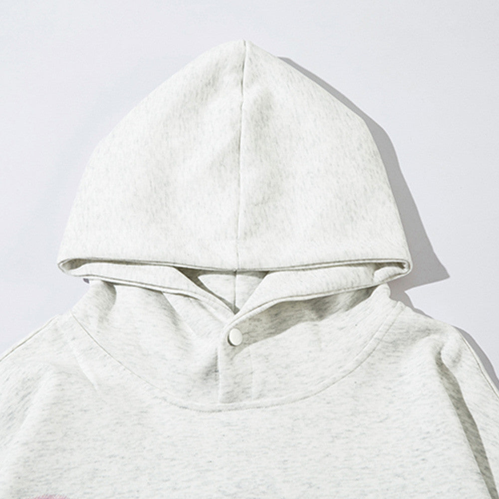 Casual Butterfly Print Loose Hoodie for Men & Women