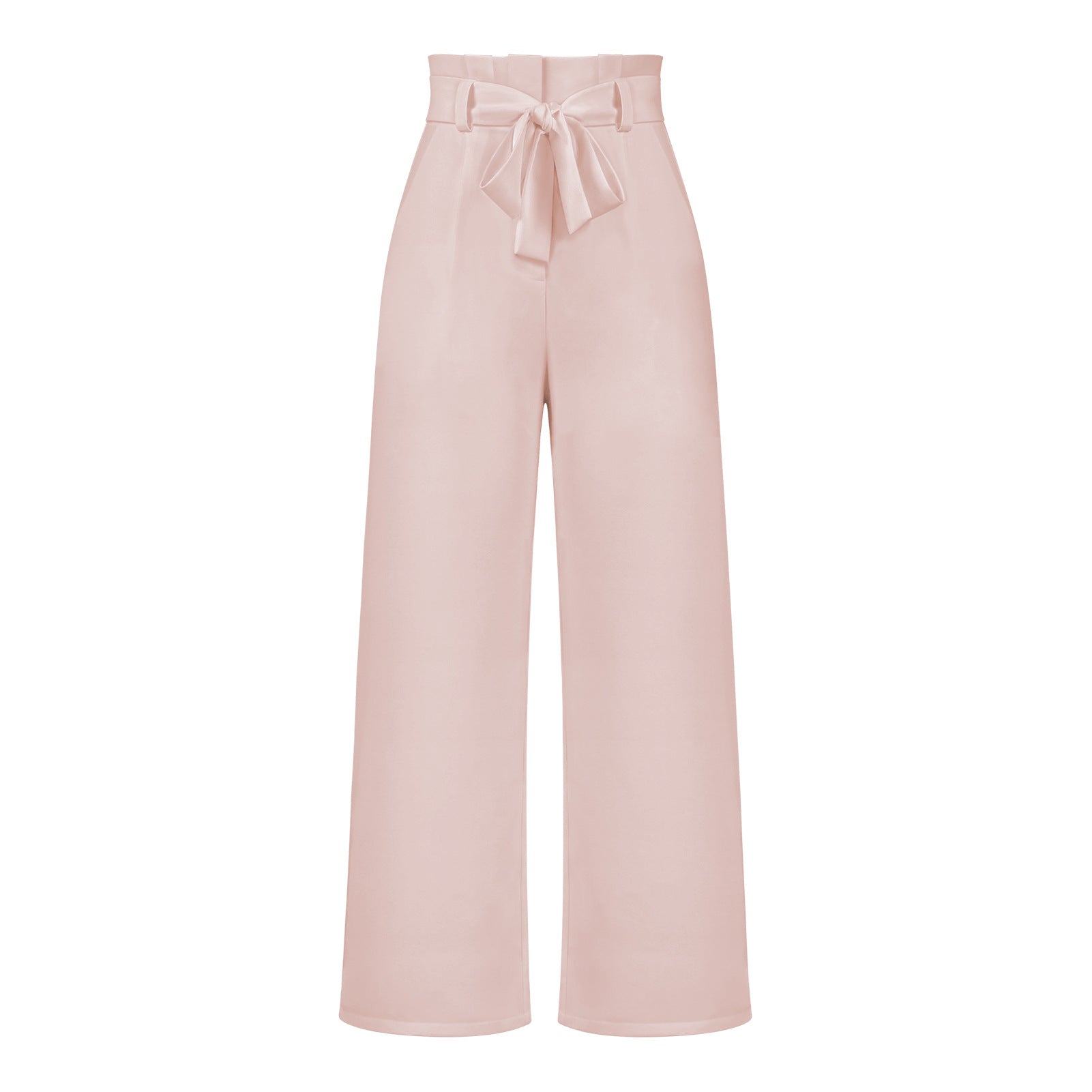 Women's Ice Silk Casual Wide-Leg Trousers