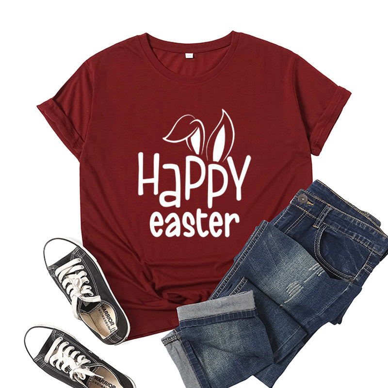 Women's Easter Bunny Print Casual Sweatshirt