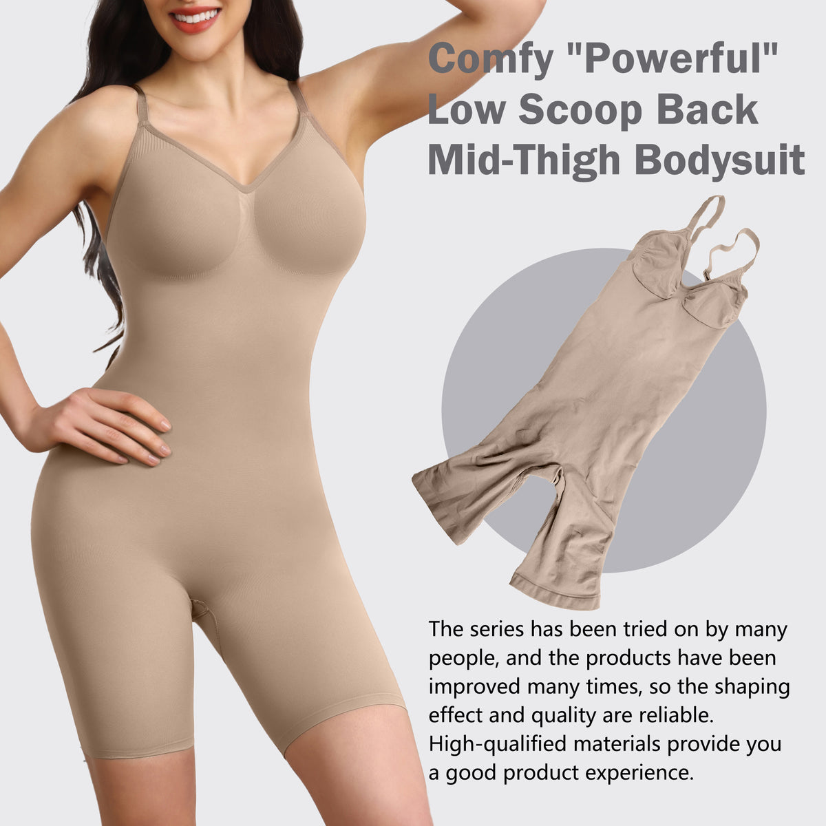 Seamless Waist-Slimming & Hip-Lifting Bodysuit Shaper