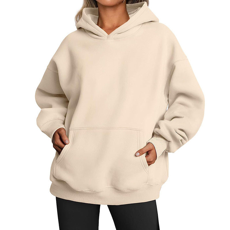 Oversized Hooded Sweatshirt with Pockets