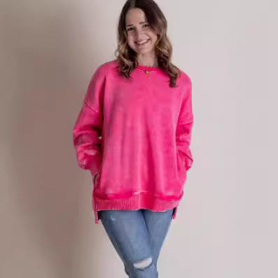 Cozy Loose Cotton Washed Autumn & Winter Sweater