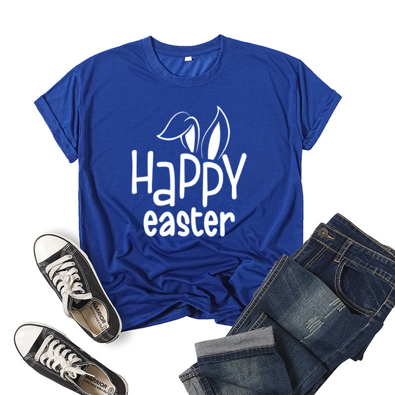 Women's Easter Bunny Print Casual Sweatshirt