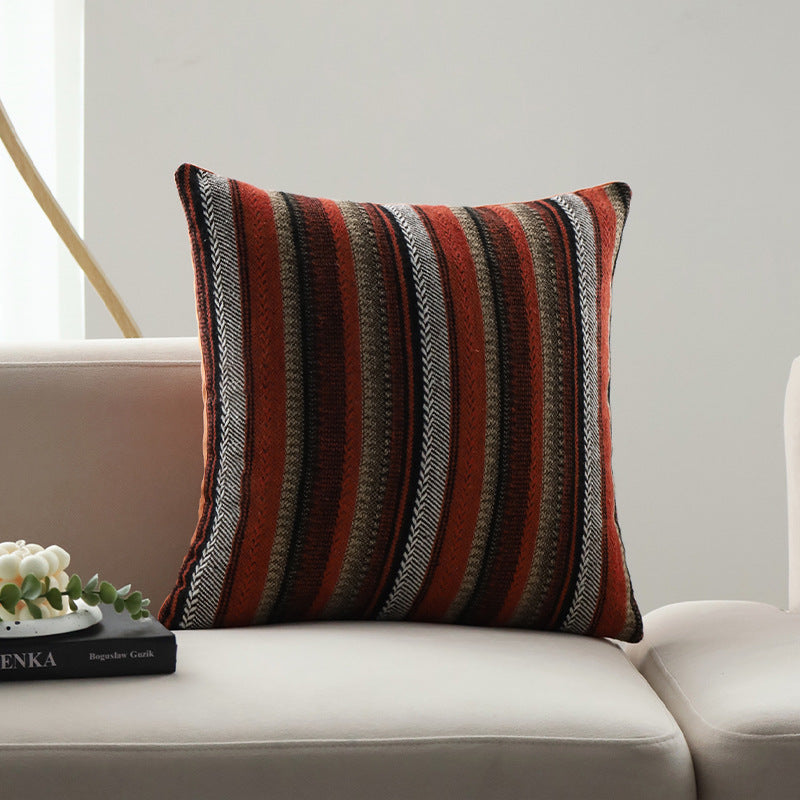 Retro Geometric Living Room Sofa Pillow Cover