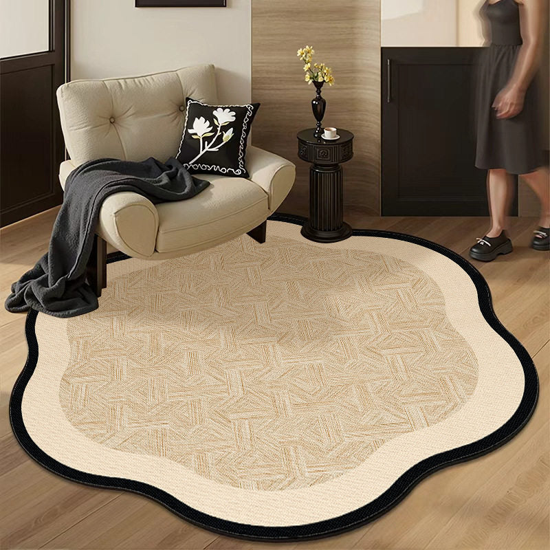 Retro-style Living Room Rug Slip-resistant Mat for Beanbag Chairs