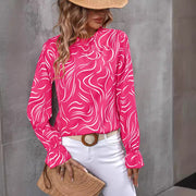 Elegant Ruffled Long‑Sleeve Top – Versatile Work‑to‑Weekend Look