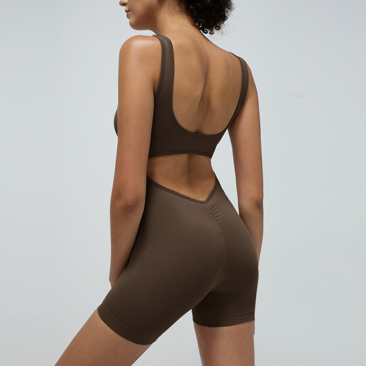 One-piece Back Hollow-out Beauty Back Sports Fitness Jumpsuit