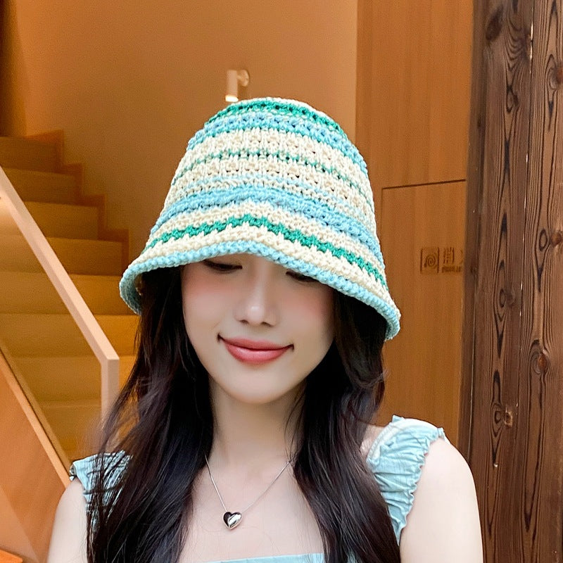 Chic Women's Summer Sun Hat for Vacation & Beach UV Protection