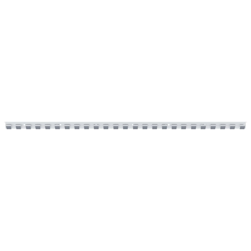 Strip Curtain Hook Rail Silver 1 M Stainless Steel