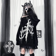 Gothic Off-the-Shoulder Loose Long Sleeve Top