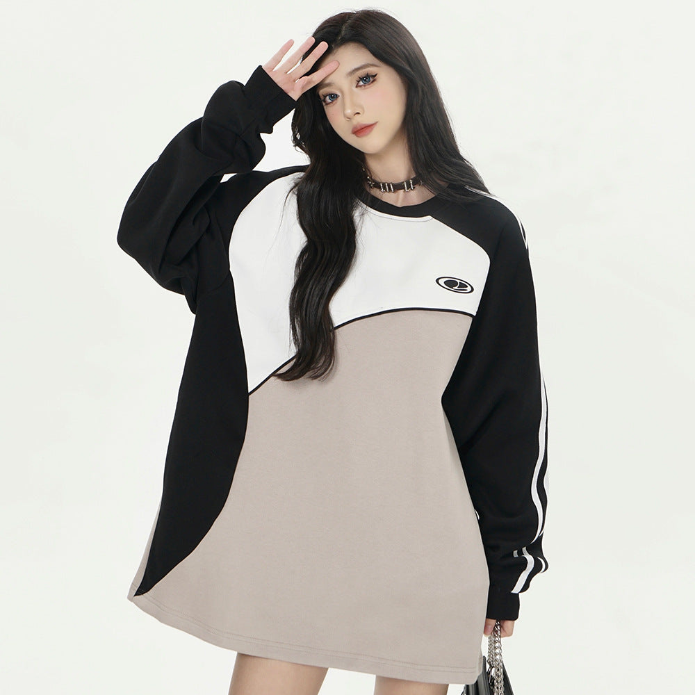 Men's Ribbon Stitching Raglan Sleeve Sweater