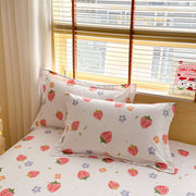 100% Cotton Twill Pillowcases Pair, Reactive Dyeing, Modern Minimalist