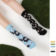 Breathable Women's Socks - Big Flower Design