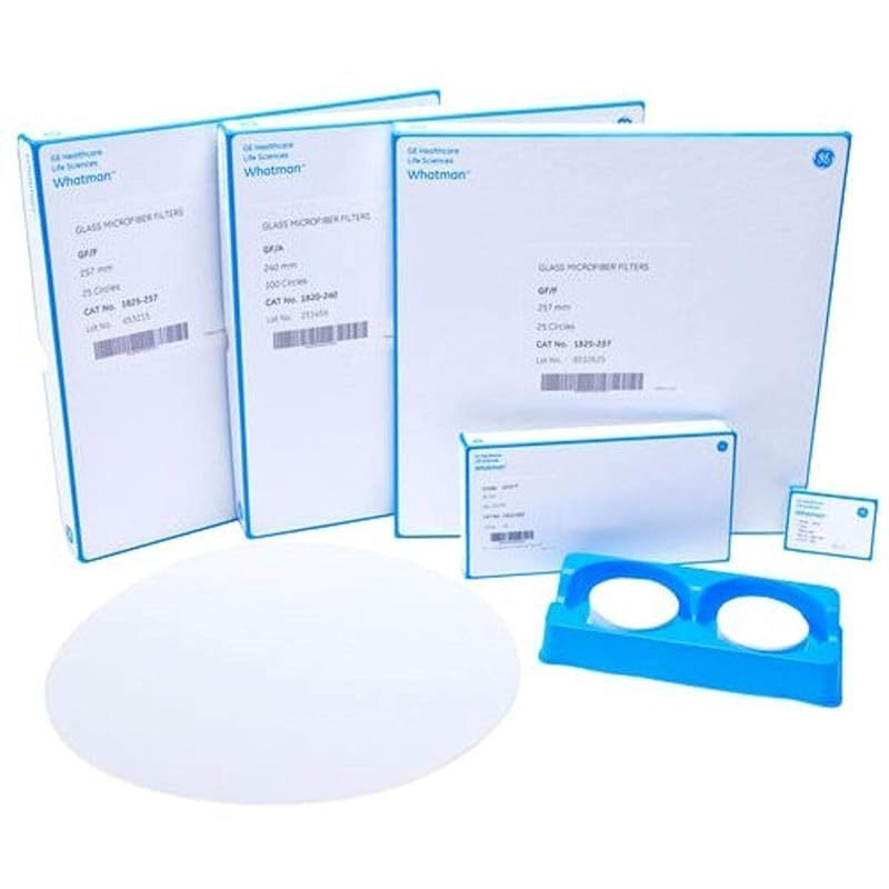 Pack of 100 Glass Microfiber Filter Papers – 42.5 mm Diameter, Binder‑Free, Grade GF/A
