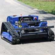 [Intelligent Remote-Controlled] Remote-Controlled Lawnmower, Gasoline-Powered Intelligent Robot, Powerful And Intelligent Outdoor Gardening Tool, Optional Snowplow Attachment, Four-Stroke Engine, All-Terrain Applicable, Can Climb Slopes Up to 45 Degrees