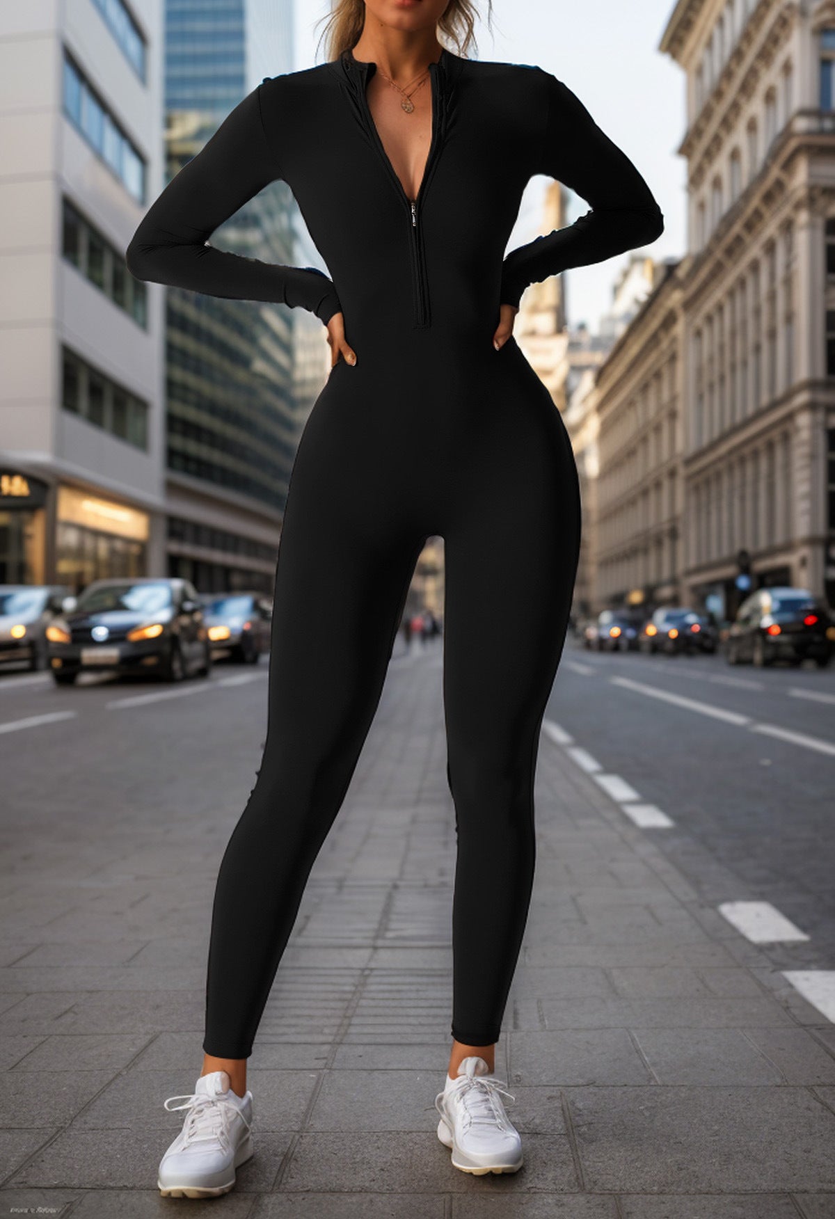 Seamless Hip-Lifting Fitness Romper