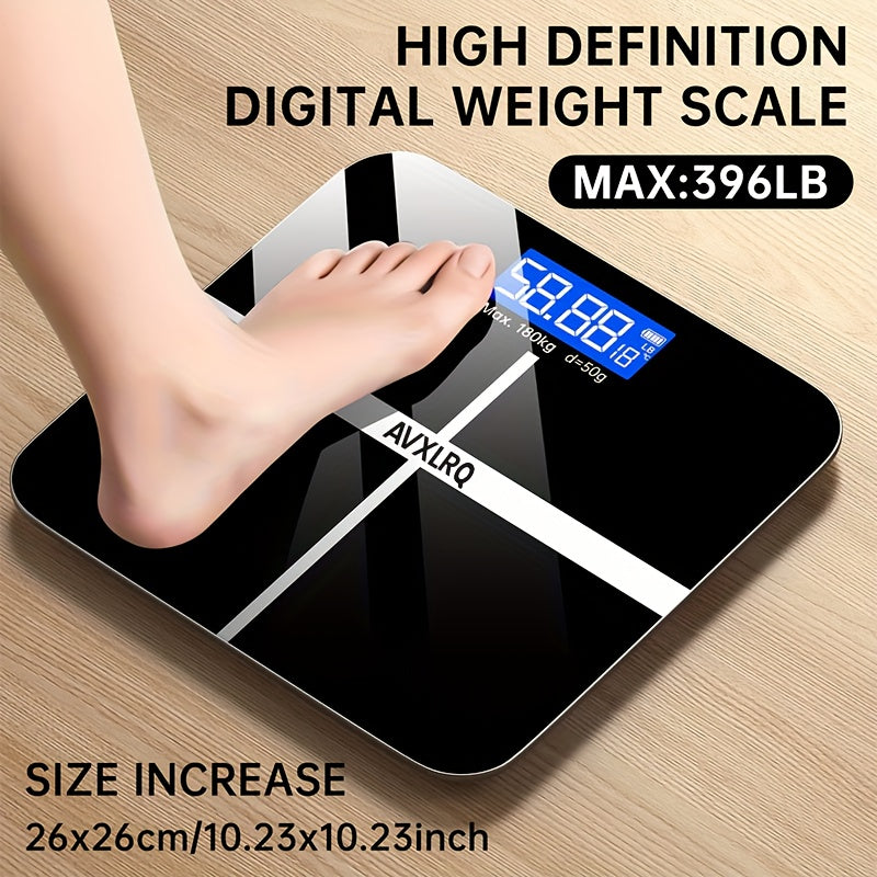 Weight Scale Electronic Scale, 396 Pound Digital Bathroom Scale, High-precision Weight Scale With LCD High-definition Display Screen And Temperature Display , Ultra Wide Platform, High-precision...